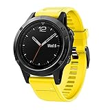 xue binghualoll Uhrenarmband, Ersatz-Silikonarmband für Garmin Fenix ​​5/5 Plus Smart Watch
