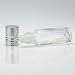 12 Pcs x 5ml Empty Clear Glass Roll-On Attar Bottles For Essential Oil Wholesale Refillable Aromatherapy Perfume Bottles With Silver Cap