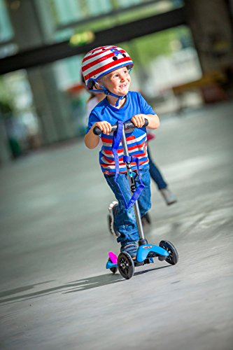 Kinderroller Mini Micro Sporty Scooter in neon blau - 5