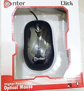 Enter Click Higher Resolution Optical Mouse E-75