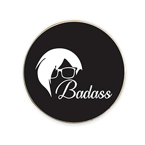 YaYa Cafe Womens Day Gifts Badass Girl Printed Fridge Magnet-Round
