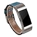 Produktbild Sansee Luxus Leder Sport Mode klassischen Armband Strap Band für Fitbit Charge 2 (Fitbit Charge 2-3007, Blau)