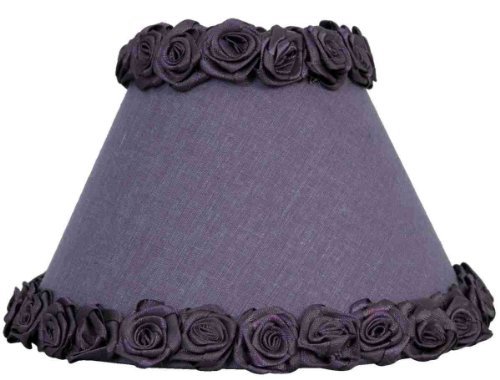 Lampenschirm 19cm Lila Rosen