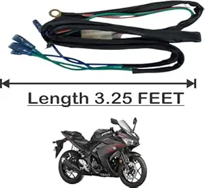 AUTOPLEX Horn Wiring 12v For Bike, Motorcycle Tone, Heavy Duty Wiring For All Model Bike (With Really Fitting) (Suitable For 2 Horn Fitting) Bike Handlebar Weights (1 Black)