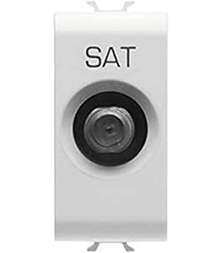 Gewiss Presa Coassiale TV Schermata Classe A - Connettore IEC Maschio 9,5mm - Bianco - Facile Installazione - Foto 8