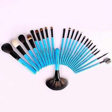 Preisvergleich Produktbild 1Set Make-up-Pinsel Set Goat Hair Professionelle Volle Deckung Holz Face