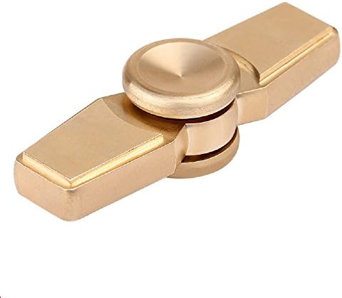 AUKWING Hand Spinner Stress Relief Toy, EDC Fidget Spinner High Speed Stainless Steel Made Ceramic Bearing ADHD Focus Anxiety Relief Toys for Killing Time Gold