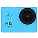 Produktbild CHOULI A7 Full HD 1080P 90 Grad Winkel Outdoor Unterwasser wasserdichte Helmkamera Blau