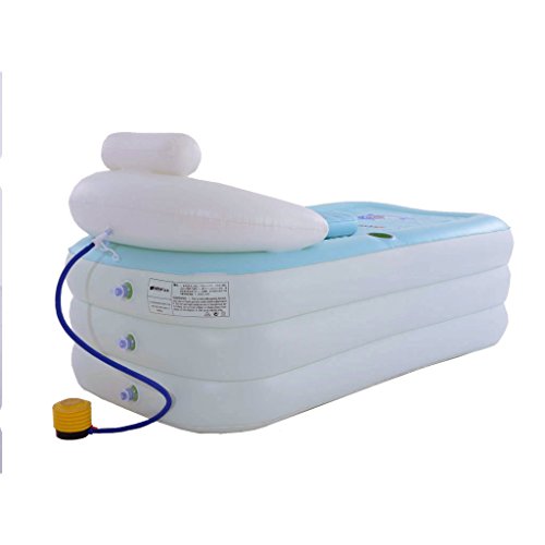 Intime Faltbare Aufblasbare Dicke Warme Erwachsene Badewanne, Spa-Badewanne, Kinder Aufblasbare Pool, Weiß - 5