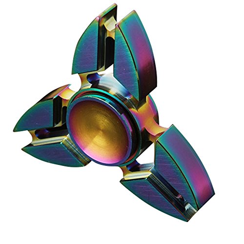 T-Monici Hand 360 Spinner Helps Focusing Fidget Toy for Kids Adults - Best Stress Reducer Relieves ADHD Anxiety Boredom