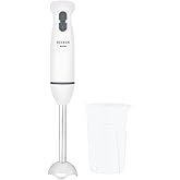 BECKEN - Batidora de Mano - 2 Velocidades Variables - Acero Inoxidable - Potencia 600W - Incluye vaso Medidor