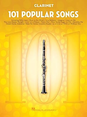 HAL LEONARD 101 Popular Songs Clarinet