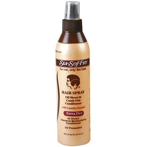 M and M Cosmetics Sta Sof Fro Oil Sheen n Comb Out 250ML