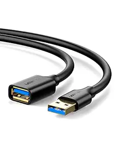 Ugreen USB 3.0 Extension Cable A Male to A Female USB Extender Cord 3 feet (1m) Black