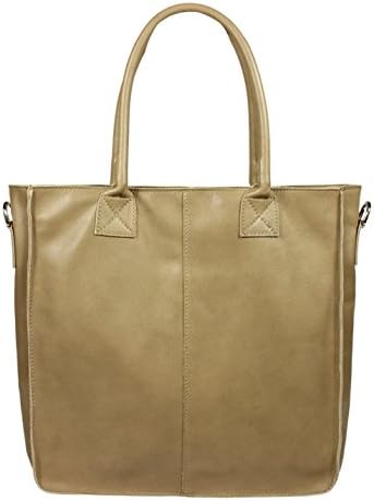 Beautifil practical leather Fmade ofta Taupe over the shoulder