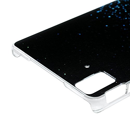 Lanveni Chic Fundas Carcasas r  gida ultrafina para BQ Aquaris E5 HD NO PARA BQ Aquaris E5 4G LTE  HardCase - Patr  n el cielo Dise  o