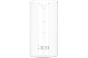 Bialetti 3240 Caffettiera Spare Glass 1 Litro 8 Tazze, Trasparente, Altro