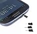 Produktbild 3x tomaxx Staub Schutz Kappen Stöpsel Kappe Farbe *schwarz* Wasserschutz Kappe für Kopfhöreranschluss Sony Xperia E, Samsung Galaxy S3 i9300, Samsung Galaxy S Duos S7562, Samsung Galaxy Note 2 N7100, Samsung Galaxy S3 Mini (I8190), Samsung Galaxy S3 LTE (I9305), Samsung Galaxy Music S6010 - Galaxy Music DUOS S6012, Asus PadFone 2, Samsung Ativ S, HTC Windows Phone 8S, HTC Windows Phone 8X, Nokia Lumia 620