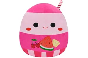 Squishmallows SQCR04210 Jans-Fruit dziurkacz oryginalny 40 cm bardzo duży rozmiar ultrasoft oficjalny plusz