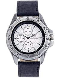 Shostopper Racer White Dial Analogue Watch For Men - SJ60025WM