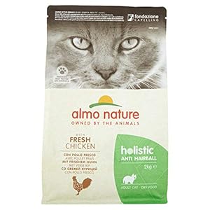 almo nature Cat Dry PFC Holistic Anti Hairball Pollo, 2 kg