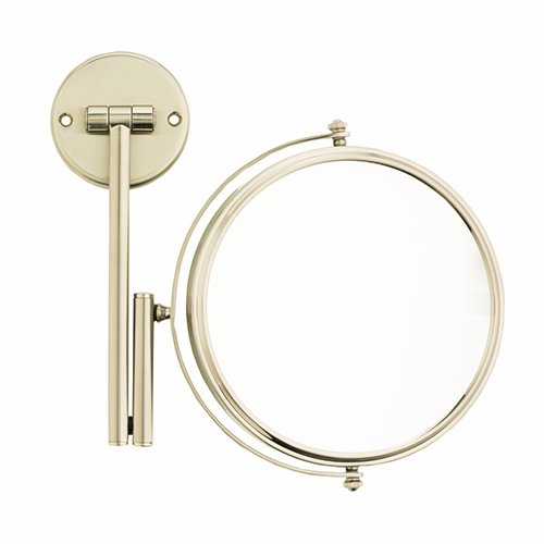 Danielle Creations Wall Mounted Satin Nickel Mirror x 8 Magnified 20cm