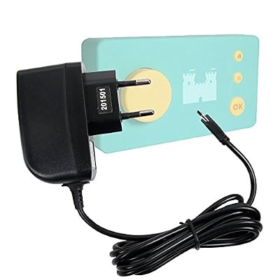 Duragadget Chargeur Secteur à Prise Murale Compatible avec Lunii, ma Fabrique à Histoires - Charge Rapide 2 amp et Port Micro USB