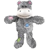 Europet Bernina 304-427736 Hundespielzeug aus Plüsch Knot Nuts Hippo, 26 cm