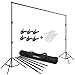 Produktbild CRAPHY Hintergrund Ständer, 2x3M Hintergrund Unterstützungssystem, ausziehbar Hintergrundstativ(80-200CM) und 4X Querstangen, Hintergrundsystem mit Transporttasche für Hintergrundstoffe, Fotografie