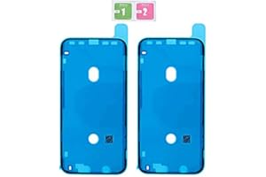 LTZGO 2 pièces Remplacement pour iPhone XR Ruban Adhésif pour Écran e Cadre LCD Display Frame prédécoupés et étanches Autocollant Ruban Adhésif Stickers (Noir)