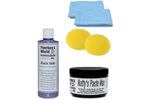POORBOY'S WORLD Poorboys Dark Kit Nattys Black Paste Wax & Black Hole Glaze Polish Complete Kit