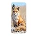 Produktbild Karomenic Silikon Hülle kompatibel mit Samsung Galaxy A10 Kreative Cartoon Transparent Handyhülle Durchsichtig Schutzhülle Crystal Clear Weiche Soft TPU Tasche Bumper Case Etui,Fox