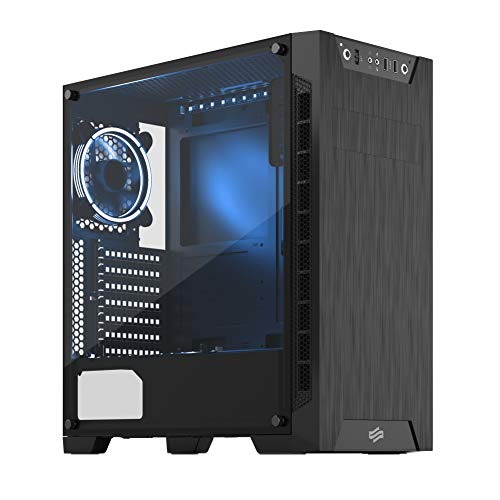 SilentiumPC Armis AR3 TG RGB Full-Tower Negro - Caja de Ordenador (Full-Tower, PC, Negro, ATX,Micro ATX,Mini-ITX, Juego, Rojo/Verde/Azul)