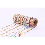 Washi Tapes (Colourful (Pack of 6))