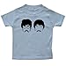 B-Shirts  Music Baby T-Shirt. Lennon And Mccartney. The Beatles. 6-12 months Light Blue - Black Vinyl