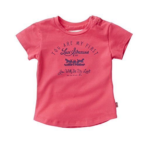 Levi's Baby - Mädchen T-Shirt Bridget, Rosa (Framboise 85), Gr.6 Monate Levi's Baby - Mädchen T-Shirt Bridget, Rosa (Framboise 85), Gr.6 Monate