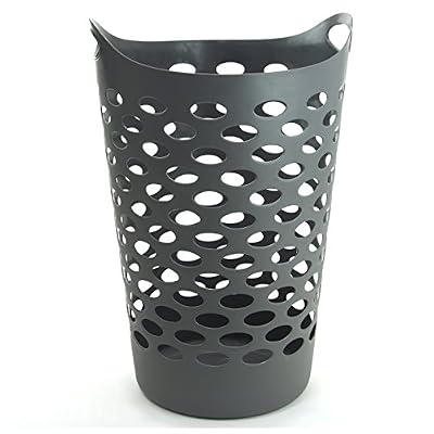 JJA JJ117075 Corbeille à Linge Gris 60 L
