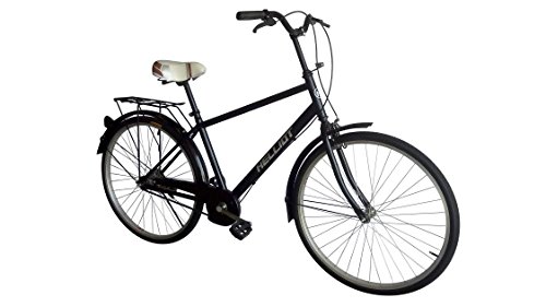 Helliot Bikes Paseo04 Bicicleta de Ciudad, Unisex Adulto, Negro, Estándar