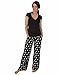 The Essential One - Maternity Nursing Pyjamas Floral - Black Cream - EOM135