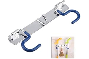 iwobi Portascope da Muro,Scopa Ganci da Parete/Ganci da Muro in Acciaio Inossidabile,per Cucina,Bagno