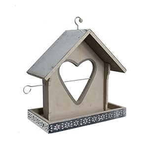 MERRYHAPY Mangeoire Décorative En Forme De Cœur à Suspendre