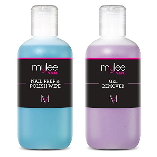 Mylee Nail Gel Polish Prep Wipe + Remover Cleanser UV LED Manicure Acetone 250ml