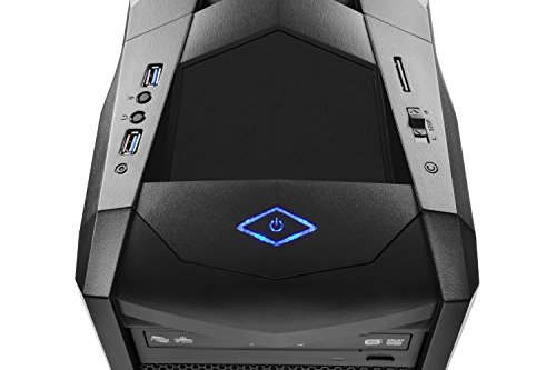 Gaming PC CSL Speed Vision X7789 inkl. Windows 10 – Leiser Gamer PC mit Intel Core i7-7700 4x 3600MHz, 16GB DDR4 RAM, 240GB SSD, 1000GB SATA, GeForce GTX 1060, DVD, 24 Zoll ASUS TFT, USB 3.1 Gen 2 - 6