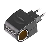 110V-240V AC a DC 12V energía del coche adaptador convertidor de la UE.
