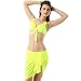 Chic And Modish Magic Mint Ruffled Halter Stylish 3-Piece Bikini Set With Incredible Wrap_FLPLCAMMMRHS3PBSWIW001_Free Size RS.1874.00