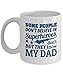 Produktbild Dozili Lustige Kaffeetasse - Super Hero Dad Tasse Some People Don't Believe in Superhelden Vatertag Superhelden-Geburtstagsgeschenk für Papa, 312 ml, Weiß