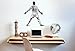 Produktbild Wandtattoo,Cristiano Ronaldo Real Madrid, Torjubel, Wandaufkleber, Fußball-Kunstdruck für zuhause, Schlafzimmer Wandbild (weiß)