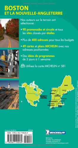 Guide Vert Boston et la Nouvelle Angleterre
