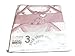 3 Pack Short Sleeves Env Neck Cotton Bodysuit Pink Motifs of Teddy & Hearts (18-24 Months)