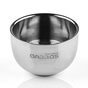 Anbbas Shaving Stand Set, Black Acrylic Shaving Stand Fit 1.2" Knot Shaving Brush and Stainless Steel Shaving Bowl Dia 3.2" for Traditional Wet Shaving Soap - Image 7